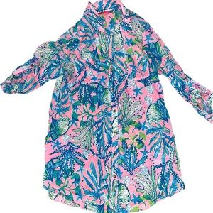 Small Lily Pulitzer swimsuit cover up or dress